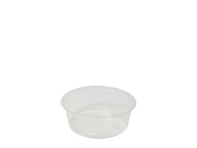 Bio lebomlo PLA átlátszó szószos, öntetes tálka 50 ml