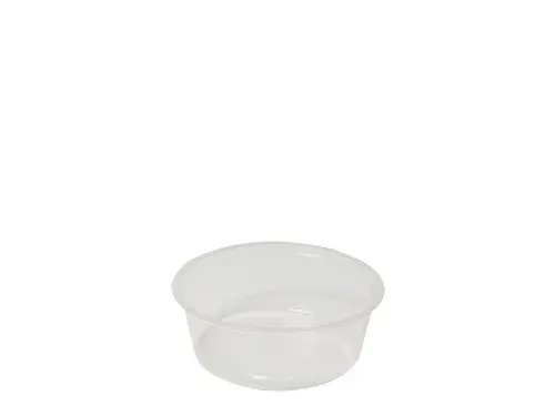 Bio lebomlo PLA átlátszó szószos, öntetes tálka 50 ml