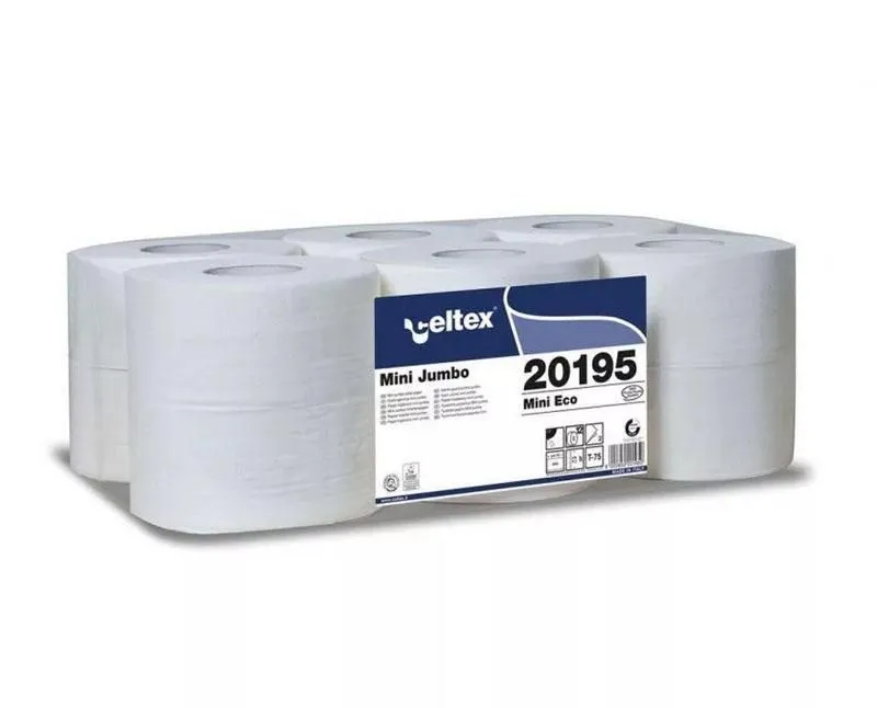 Celtex mini gyorsan oldódó toalettpapír 2 rétegű - recy - 160 m fehér