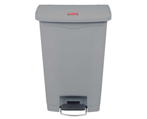 Rubbermaid Step On keskeny pedálos szemetes kuka 50 l szürke