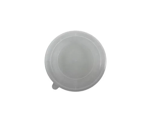 PP tető kerek kraft tálhoz - natúr - Ø150 mm