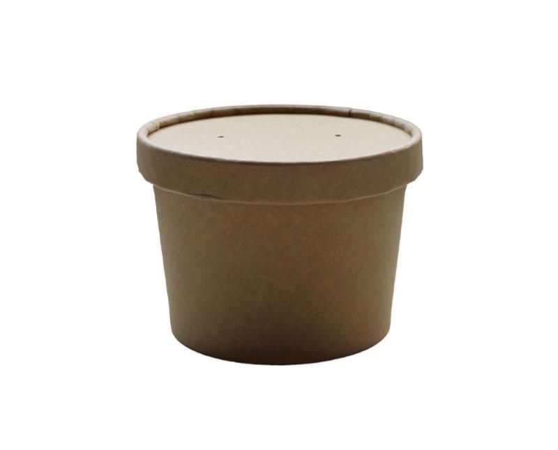 Soup To Go "KING" 500 ml-es papírpohár 16 oz kraft 115 mm