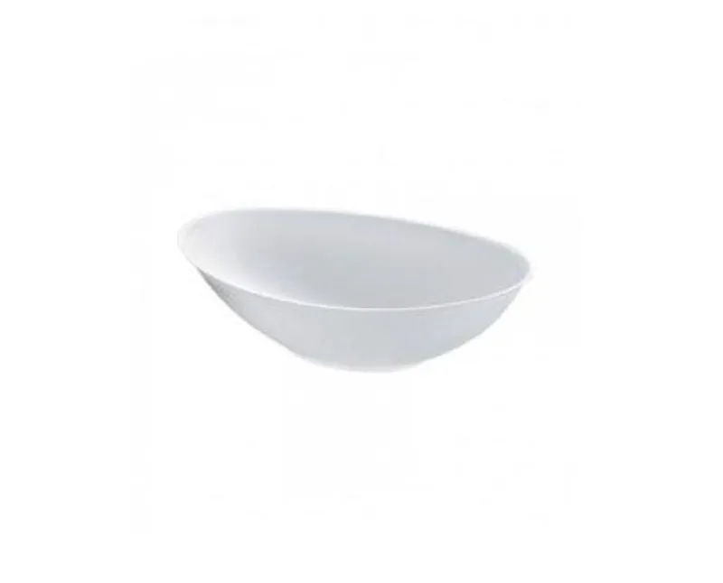 China cukornád Gondola ovális tálka fehér 240 x 145 x 63 mm 1000 ml