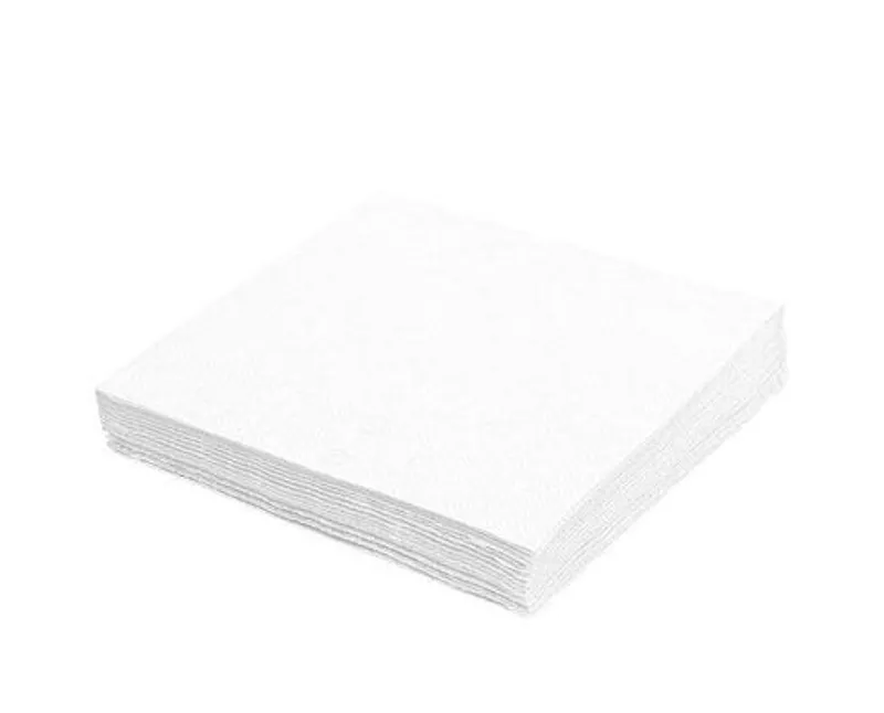 Koktélszalvéta 20 x 20 cm kétrétegű fehér
