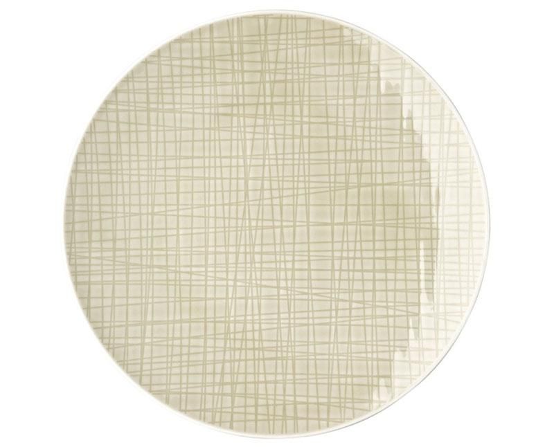 Rosenthal Mesh porcelán lapos tányér krém színben - 24 cm