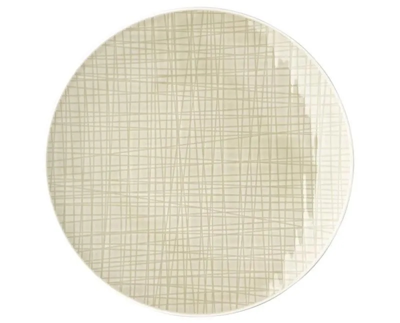 Rosenthal Mesh porcelán lapos tányér krém színben - 24 cm