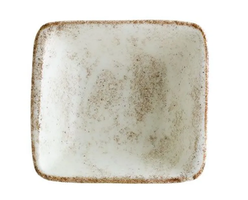 Bonna Nacrous Moove porcelán szögletes tálka 8 x 8,5 cm