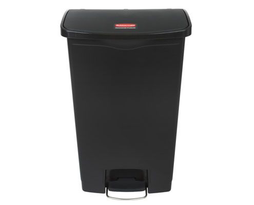 Rubbermaid Step On keskeny pedálos szemetes kuka 68 l fekete