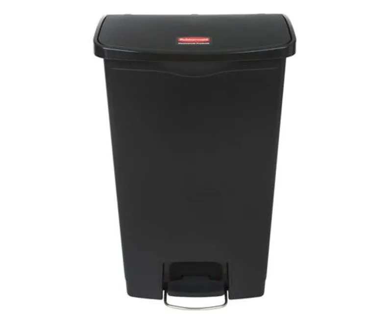 Rubbermaid Step On keskeny pedálos szemetes kuka 68 l fekete
