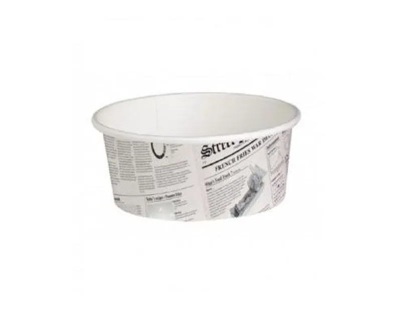 Papírtégely - Újság arculatú - 480 ml Ø114 mm