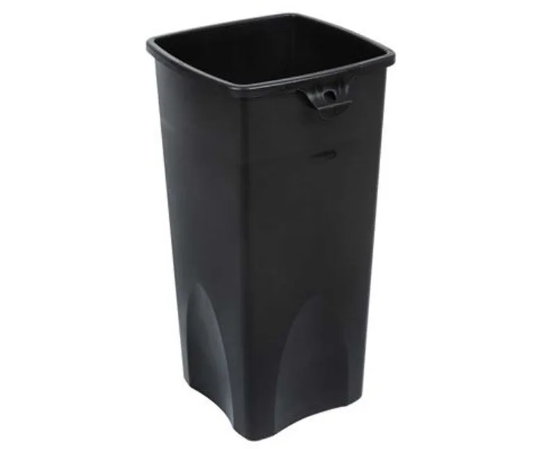 Rubbermaid négyszögletes irodai szemetes fekete 87 l