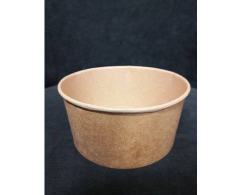 Salátás tál 145 mm kraft papír barna 750 ml