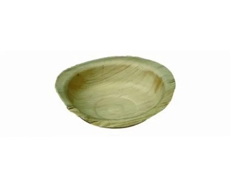 Pálmalevél kerek szószos tányér 12 cm