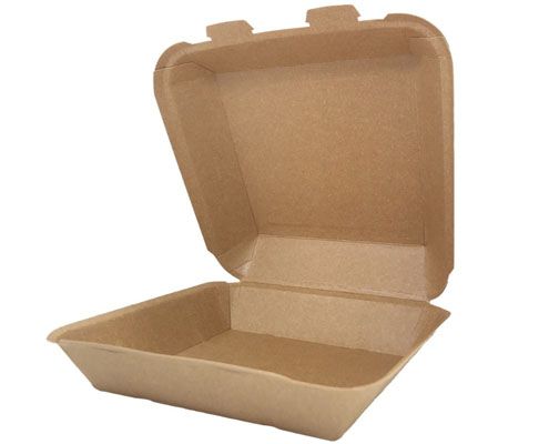 Papír menübox doboz 20,5 x 20,5 cm kraft BP4