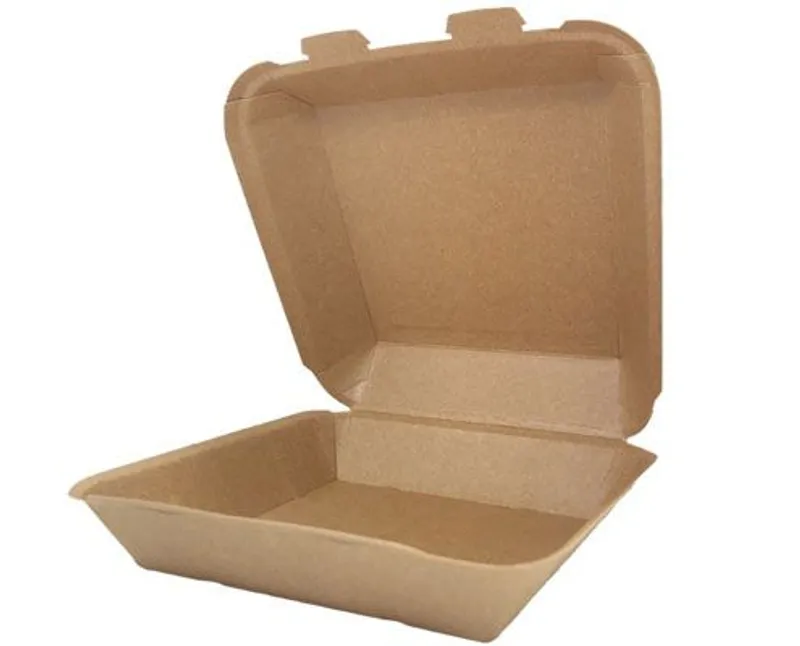 Papír menübox doboz 20,5 x 20,5 cm kraft BP4