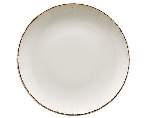 Bonna Retro porcelán perem nélküli lapostányér 27 cm
