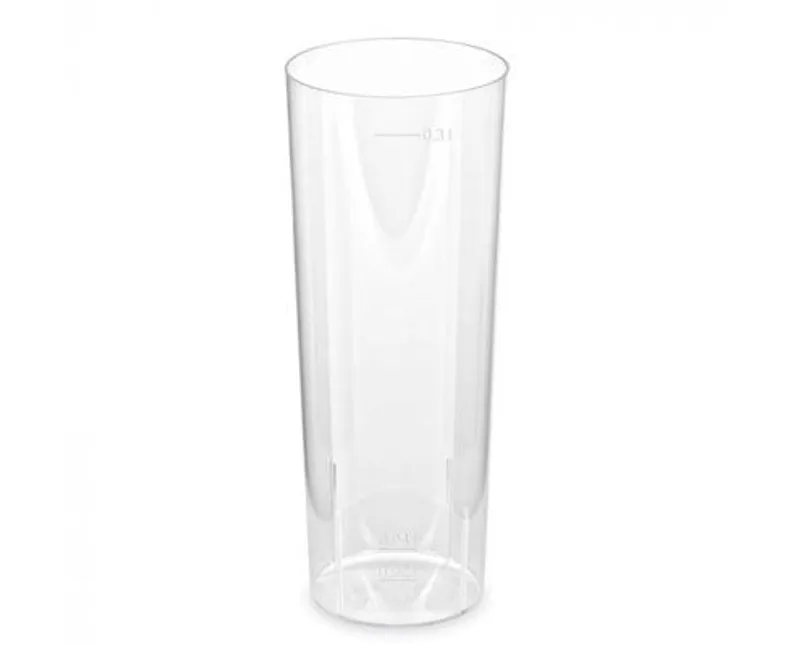 Műanyag Long Drink pohár 3 dl