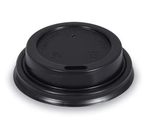 Papírpohár tető fekete 63 mm
