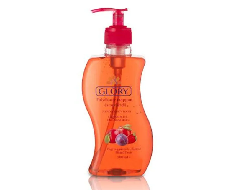 Glory folyékony szappan és tusfürdő Vegyes gyümölcs illattal 500 ml