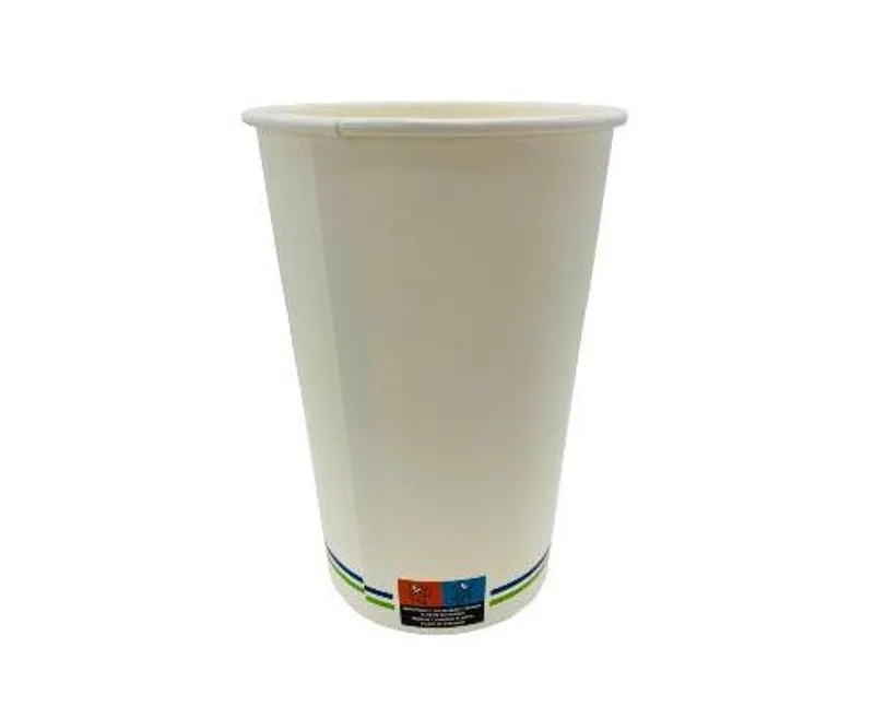 Begreen papírpohár fehér 500 ml SUP logóval (EU LW)
