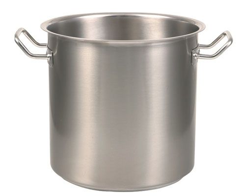 Fazék átm. 40 cm, mag. 40 cm, űrt. 52 l, rozsdamentes acél, tripla alj, matt