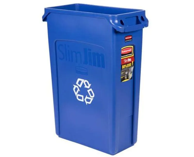 Rubbermaid Slim Jim szemetes kuka kék 87 l