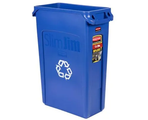 Rubbermaid Slim Jim szemetes kuka kék 87 l