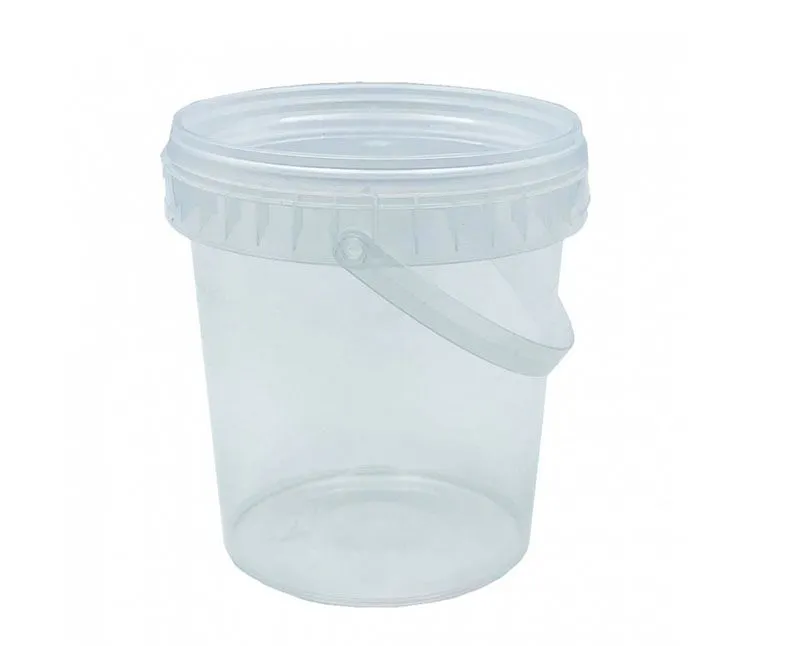 Tető PP víztiszta füles vödörhöz 1080 ml