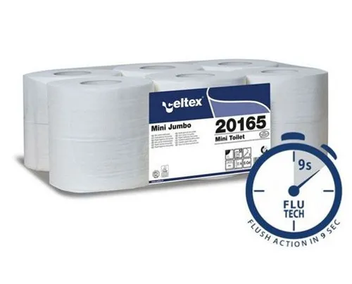 Celtex gyorsan oldódó mini toalettpapír 2 rétegű 160 m fehér