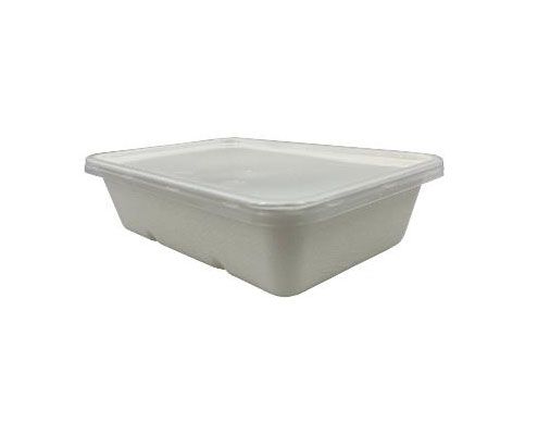 China cukornád doboz szögletes 500 ml fehér HBT500