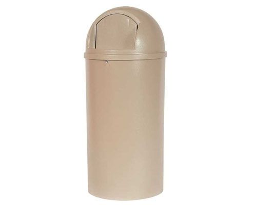 Rubbermaid Marshal billenőfedeles szemetes UV védelemmel bézs 95 l