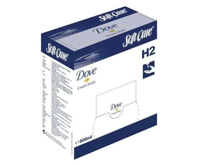 Diversey SOFT CARE Dove népszerű kézmosókrém, amely alaposan tisztítja a bőrt és egyben védi a kiszáradástól 800 ml