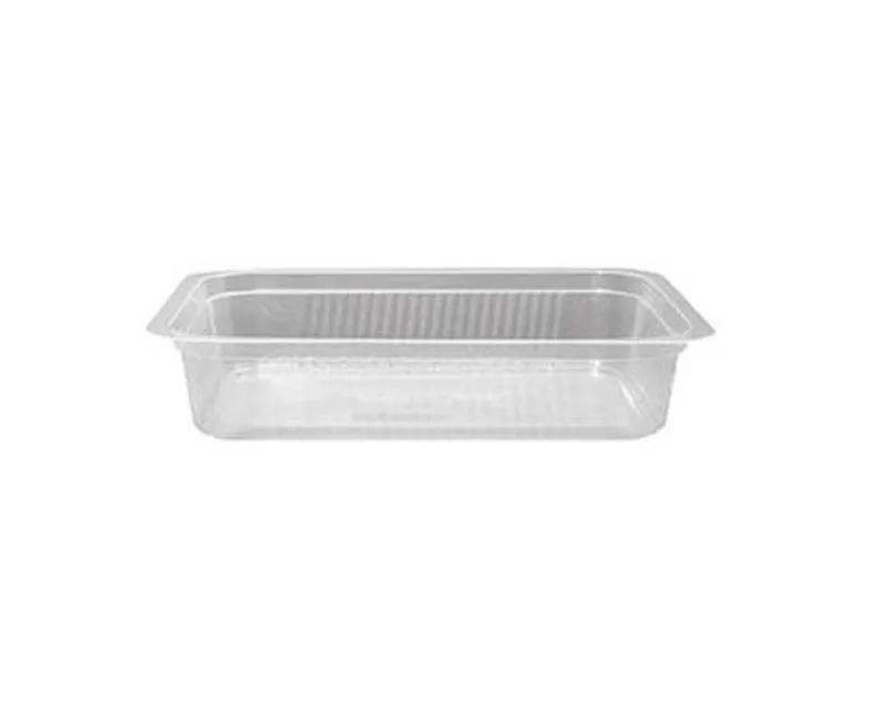 Top tál - fóliázható - 650 ml PP víztiszta 190 x 137 x 38 mm (Ilip)