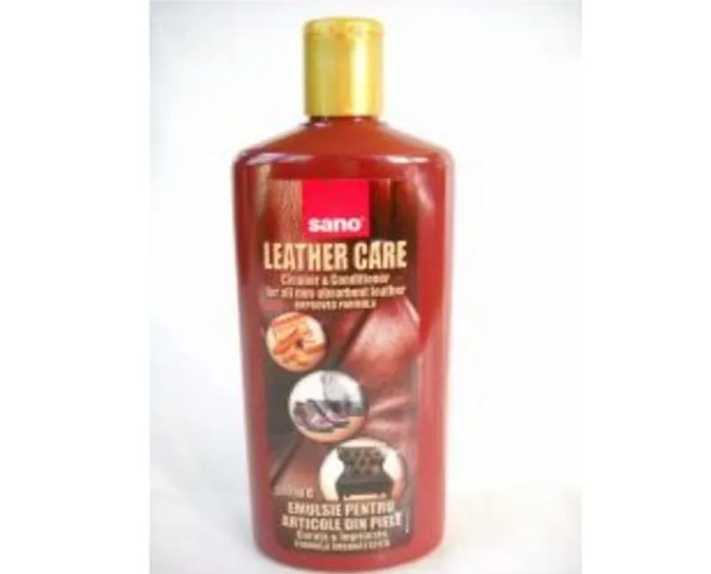 Bőr és szintetikus bőrápoló Sano Leather Care 500 ml