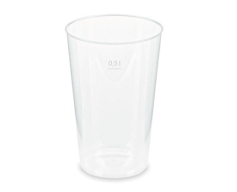Újrahasználható műanyag pohár 500 ml