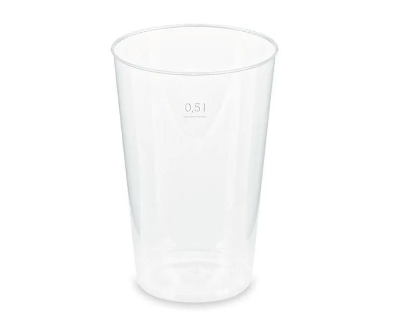 Újrahasználható műanyag pohár 500 ml