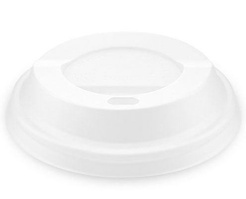 Papírpohár tető CPLA fehér 80 mm