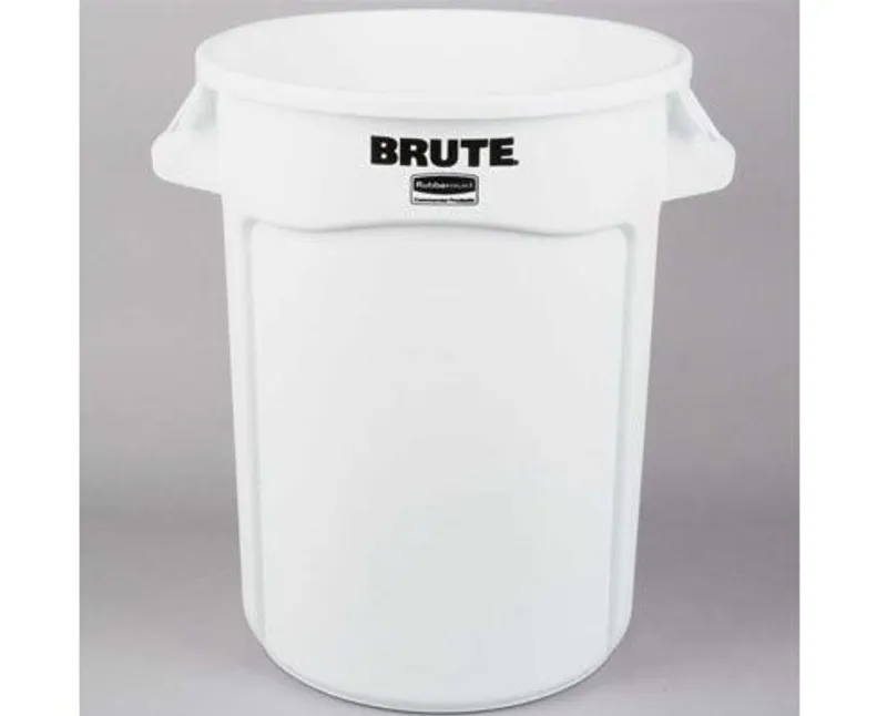 Rubbermaid Brute törhetetlen szemetes konténer, 121 l, fehér