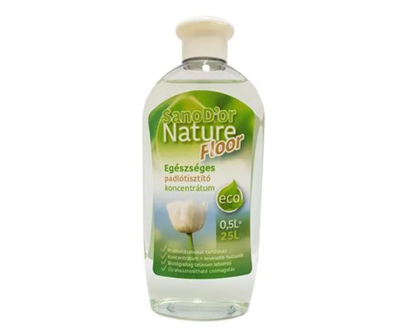 SanoD’or Nature Floor Környezetbarát padlótisztító koncentrátum 0,5 liter