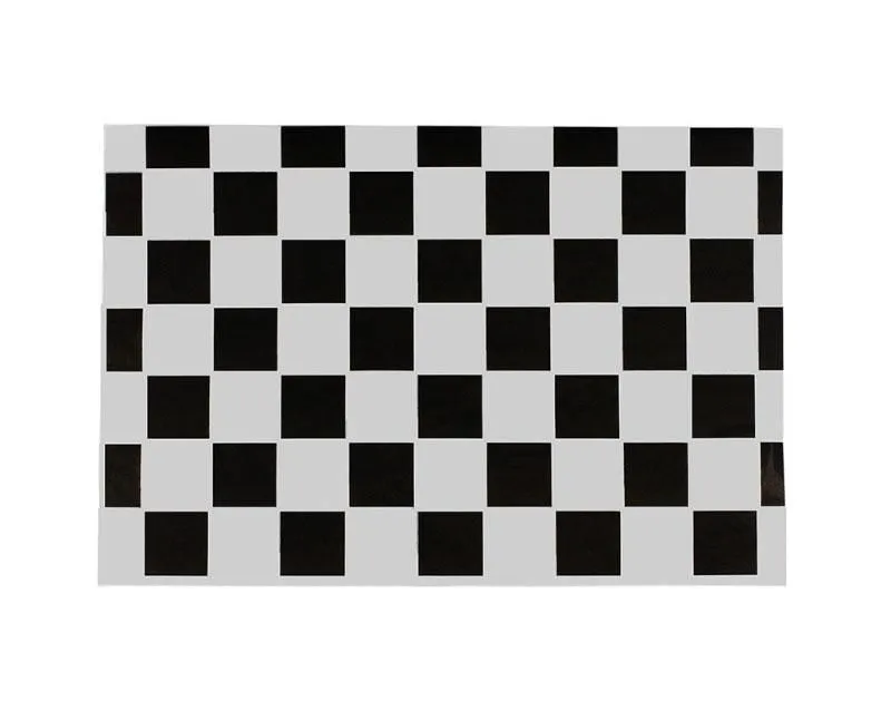 Hamburger csomagolópapír sakktábla mintás , 40 x 30 cm, fekete-fehér