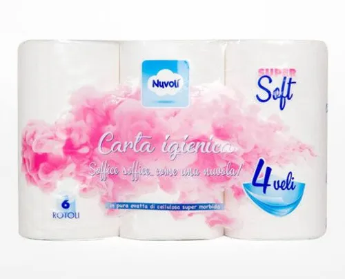 Nuvoli háztartási toalettpapír 4 rétegű