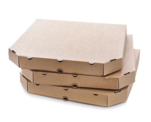 Pizzadoboz barna 22 x 22 x 3 cm