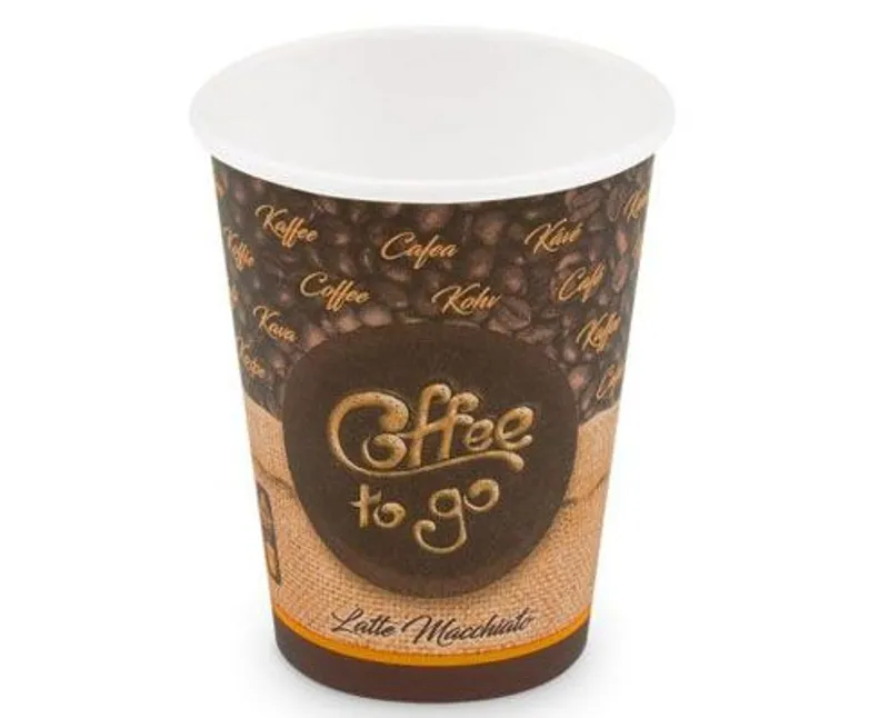Mintás papírpohár 350 ml Coffee To Go 90 mm