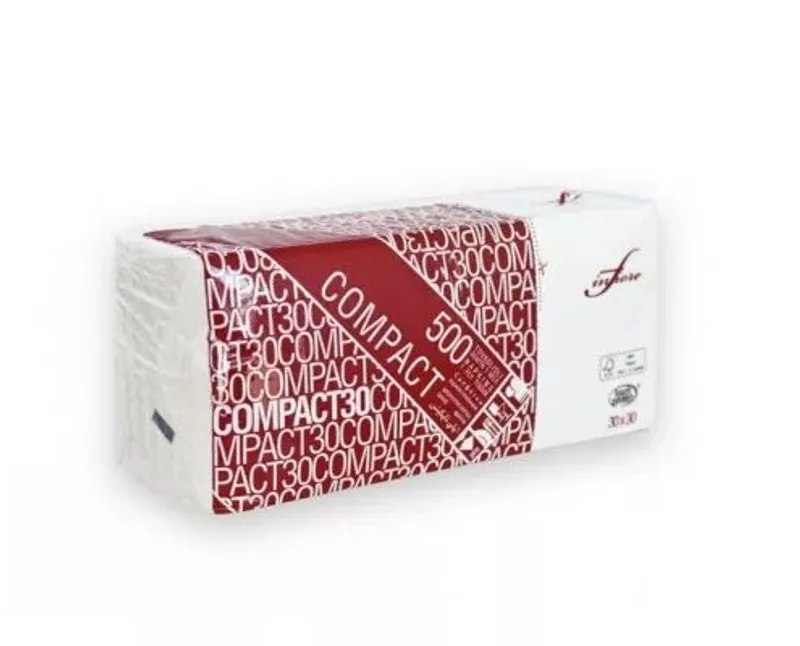 Infibra compact szalvéta 1 rétegű 30 x 30 cm fehér