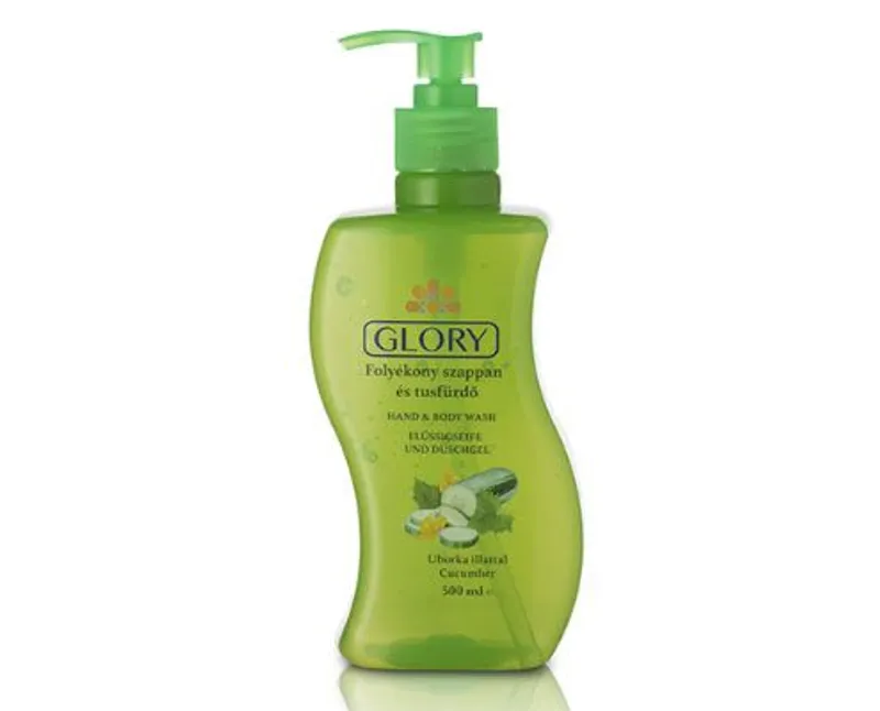 Glory folyékony szappan és tusfürdő Uborka illattal 500 ml
