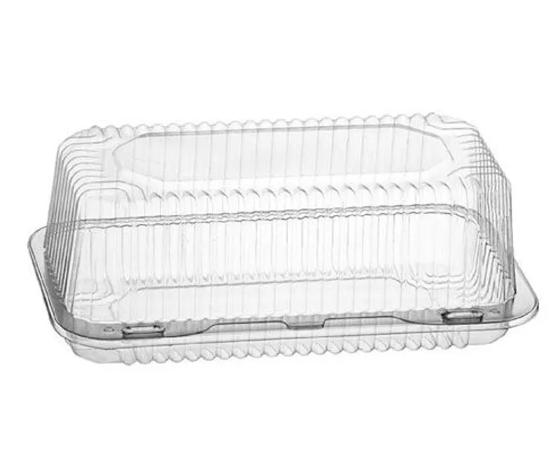 Műanyag süteményes doboz 2038PETC 220 x 114 x 69 mm rPET