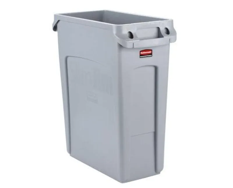 Rubbermaid Slim Jim keskeny szemetes kuka szürke 60 l