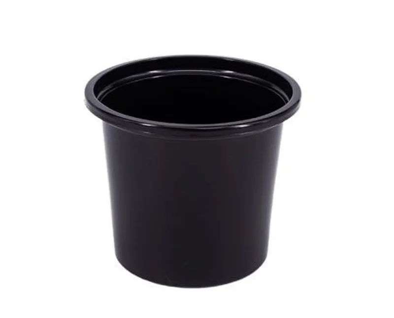 Öntetes tálka 100 ml fekete