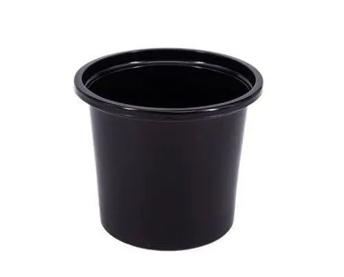 Öntetes tálka 100 ml fekete