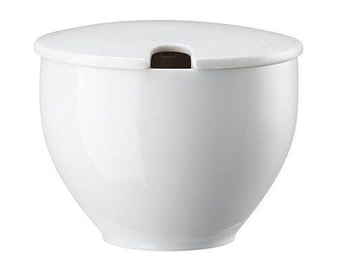 Rosenthal Junto White porcelán fedő cukortartóra